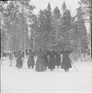 Sovjetiske fanger Foto: SA-Kuva