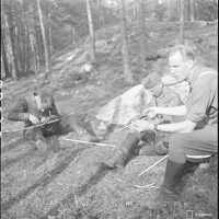 Der bliver lavet bue og pil på Hanko fronten. Foto: SA-Kuva